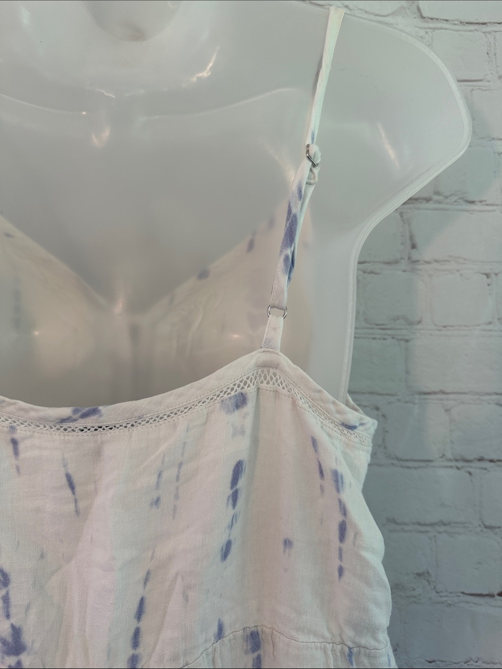 Rails Delilah Cloud Tie-Dye Midi Sundress linen blend size M - Picture 8 of 10